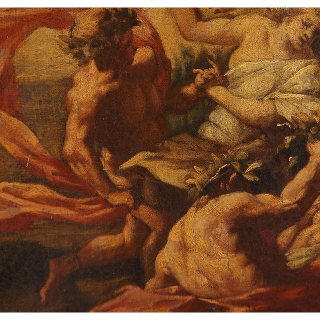 French School Artist, Bacchanales, 18th Century, Oil on Canvas For Sale - Image 14 of 18
