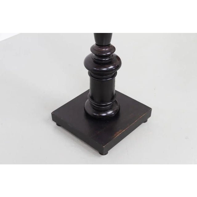 Wood Antique Danish Wooden Pedestal Column, 1910s For Sale - Image 7 of 16