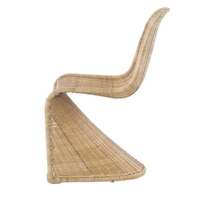 Rustic Matthew Izzo Rattan Context Chair For Sale - Image 3 of 6