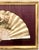 Late 19th Century Antique Belle Époque Painted Silk and Mother-of-Pearl Framed Fan For Sale - Image 5 of 6