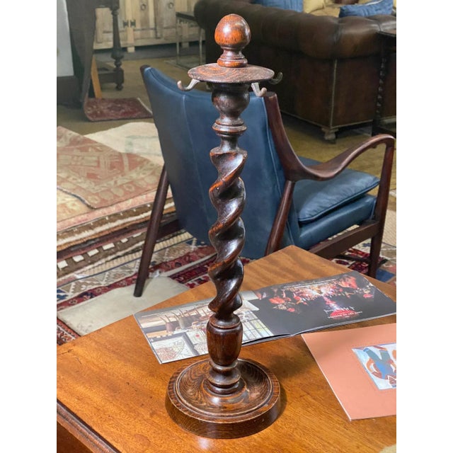 19th Century Barley Twist English Jewelry Hanger For Sale - Image 6 of 13