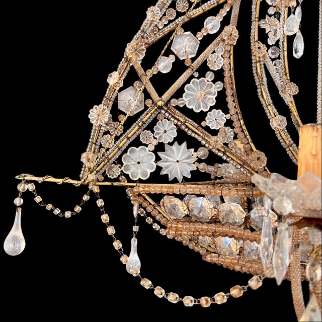 Italian Ship Chandelier, 1950s For Sale - Image 4 of 10