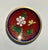 Metal Set of Six Vintage Chinese Cloisonne Enamel Round 3” Trinket Dish Plates For Sale - Image 7 of 9