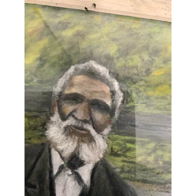 1959 Vintage Pastel Portrait of a Man by E.D.Ellis For Sale In Providence - Image 6 of 12