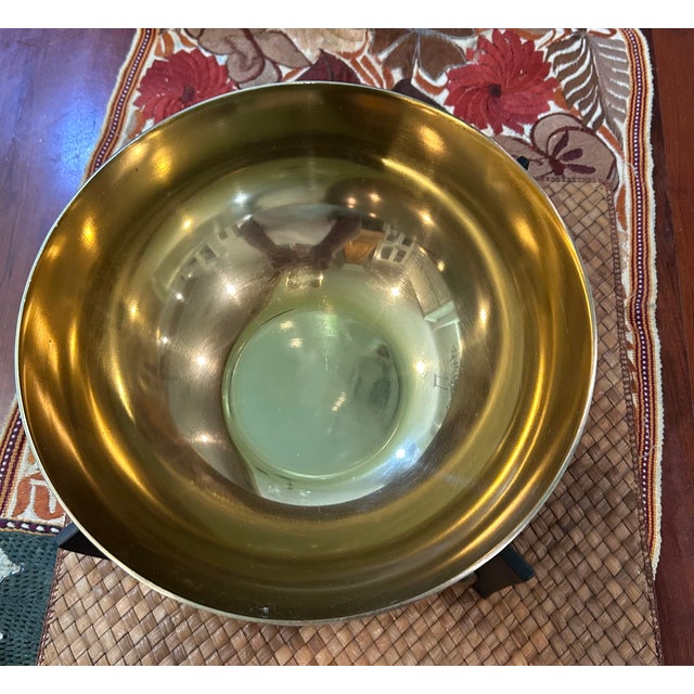 Art Deco Art Deco Serving Bowl in Stand For Sale - Image 3 of 5