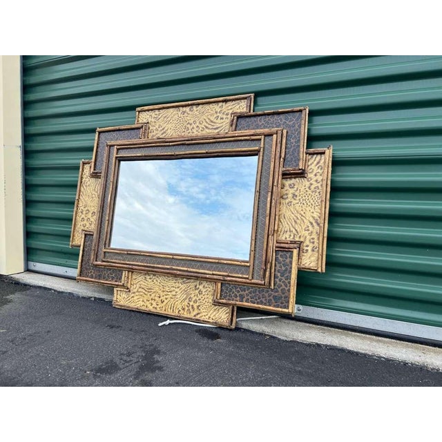 Hollywood Regency Hollywood Regency Wall Mirror For Sale - Image 3 of 5