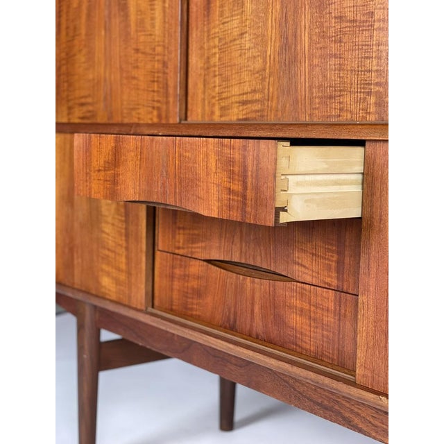 Tall Danish Teak Sideboard, 1960s For Sale - Image 9 of 17