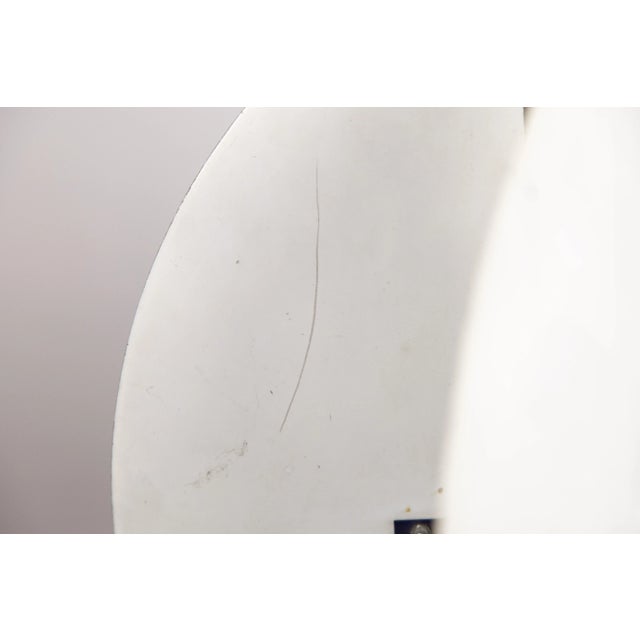 Metal Space Age Ivory Metal Chandelier For Sale - Image 7 of 8