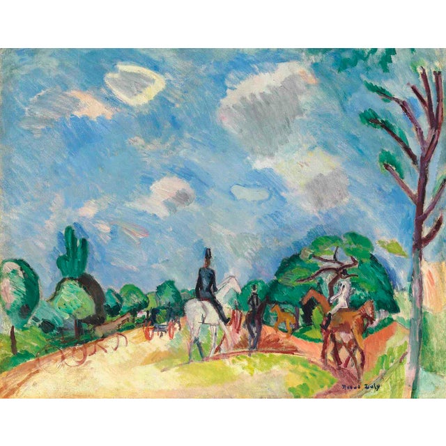 Artist: Raoul Dufy Title: Cavaliers avenue du bois Country: France Medium: Giclee Marks: Not signed, numbered limited...