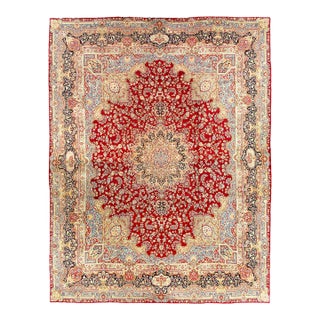 1970s Pasargad DC Red Persian Kerman Rug For Sale