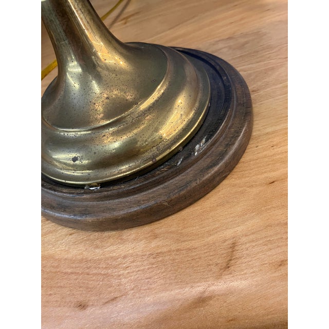 Late 20th Century Tiffany-Style Stained Glass Lamp For Sale - Image 10 of 13