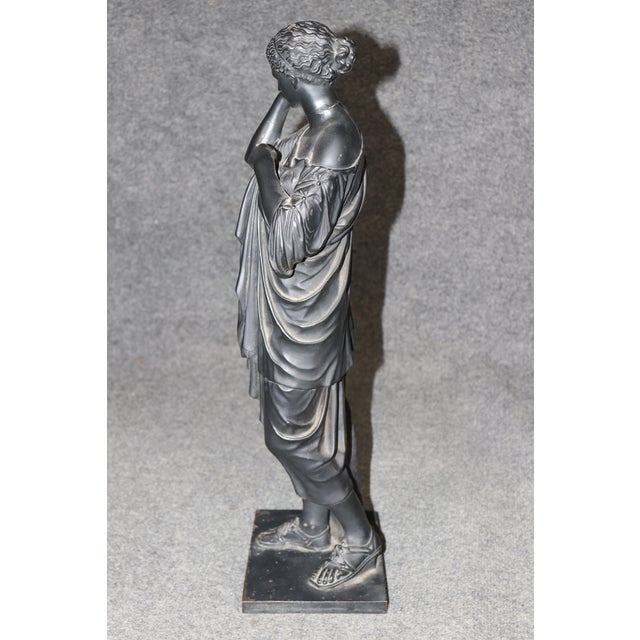 19th Century Neoclassical Bronze of Diane De Gabies by Susse Freres For Sale - Image 9 of 10