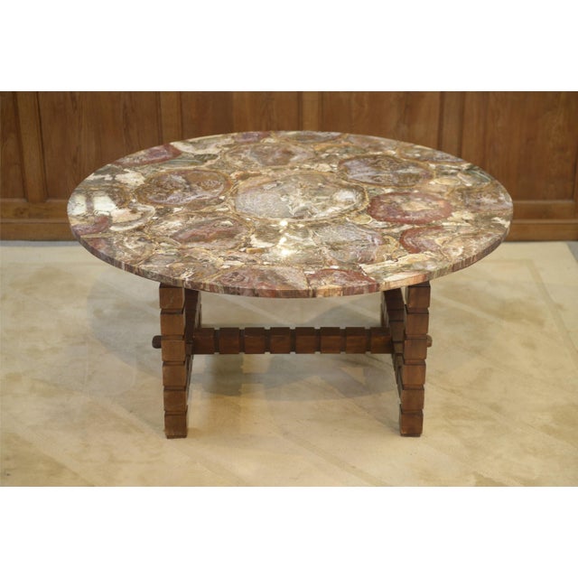 Wood Vintage Wooden Table, 1960s For Sale - Image 7 of 10