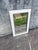 Cream 1970s Lacquered Wood and Brass Mirror 16 by 24” For Sale - Image 8 of 8