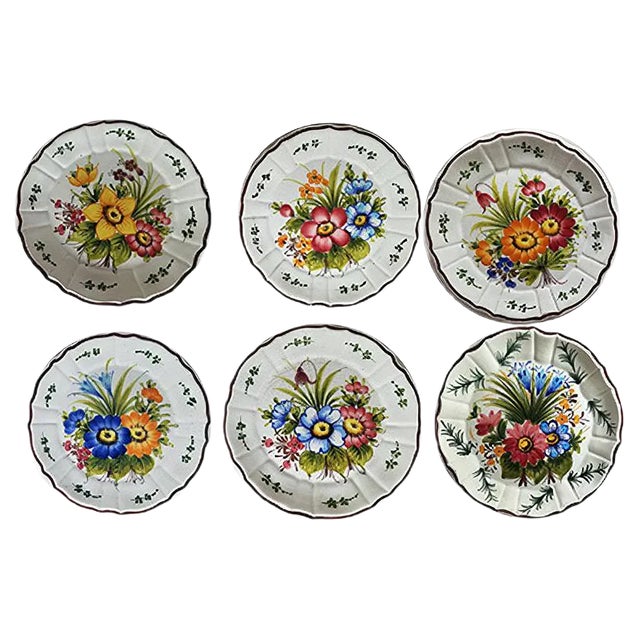 Dishes from Ceramica Bassano, 1960s, Set of 6 For Sale