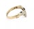 This beautiful bangle bracelet is crafted from 18k yellow gold with a polished finish. The front of the band has a wide...