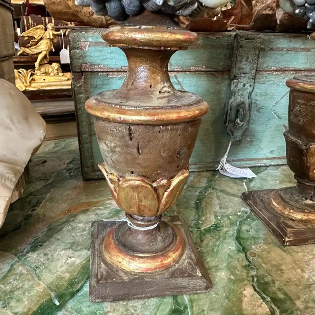 Late 19th Century 19th Century Lacquered Wood Sicilian Palm Holder With Shell Composition - a Pair For Sale - Image 5 of 11