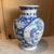 Ralph Lauren Vintage Blue and White Asian Chinoiserie Vase For Sale - Image 4 of 9