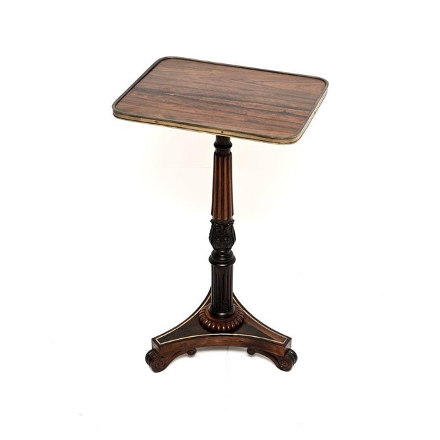 Brown Antique William IV Side Table, 1830s For Sale - Image 8 of 8