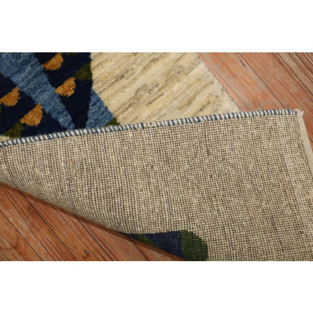 Modern Modern Pigeon Gabbeh Rug rug no.j3633 For Sale - Image 3 of 6