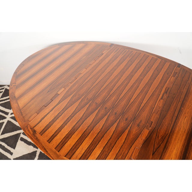 1960s Niels Koefoed Model #304 Rosewood Gateleg Dining Table Denmark For Sale - Image 9 of 15