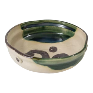 Late 20th Century Japanese Art Pottery Chawan Tea Bowl, Signed