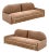 Pair of Brass Frame Sofa's, 1960 For Sale