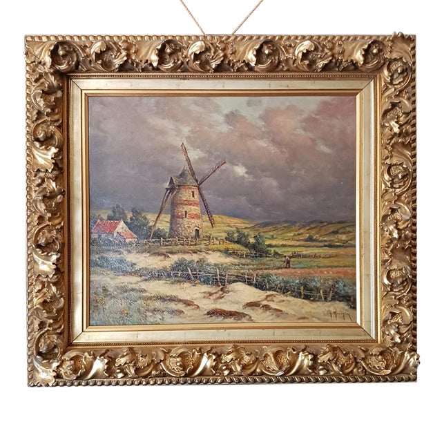 Georges Philibert Charles Maroniez Late 19th Century Dutch Landscape Listed For Sale