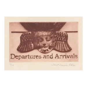 Janet Lennie Floor Departures and Arrivals Etching