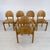 Dimensions: H 33” x W 18.5” x D 18” x SH 17.5” Set of 5 Scandinavian dining chairs by Rainer Daumiller in the 1970s....