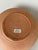 Tan Renee Margolin Signed Studio Pottery Low Bowl Sgraffito c.1980s For Sale - Image 8 of 10