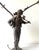 Art Nouveau Vintage Arte Nouveau Bronze Spelter Sculpture Lamp For Sale - Image 3 of 12