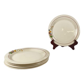 Dessert Plates from Longwy, 1890s, Set of 5 For Sale