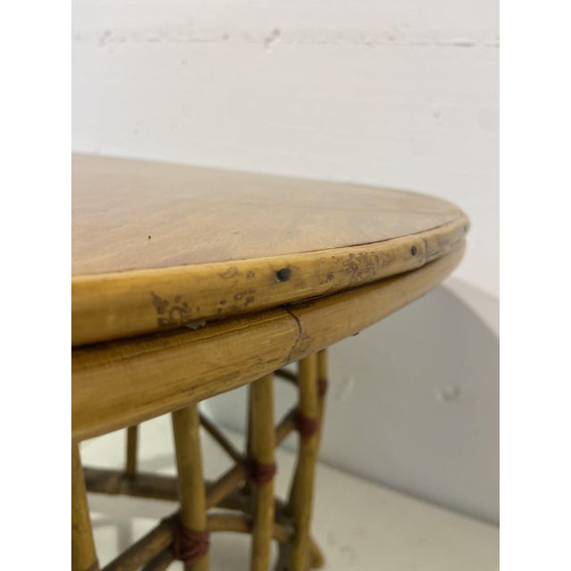 Bamboo Coffee Table, 1956, in Very Good conditions. Designed 1950 to 1959 I have official proof of authenticity such as...