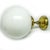 1950s Brass and Glass Pendant Lamp, Poland, 1950s For Sale - Image 5 of 6