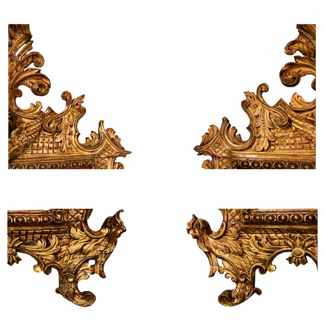 French 18th Century Giltwood Cherub Mirror C. 1790 For Sale In Mobile - Image 6 of 10