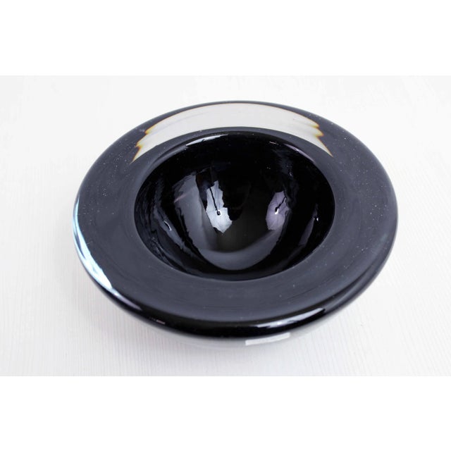 Glass Atoll Bowl by Ann Ehrner by Kosta Boda, 1980s For Sale - Image 9 of 11