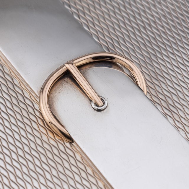 Vintage 20th Century French Silver Cigar Box from Hermès, 1970s For Sale - Image 6 of 18