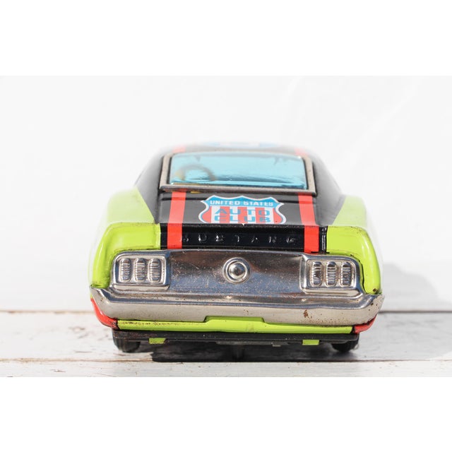 20-60代 人気ファッションブランド The Swinger Ford Mustang, Japanese Tin Toy, 1960-70s Tps ミニカー
