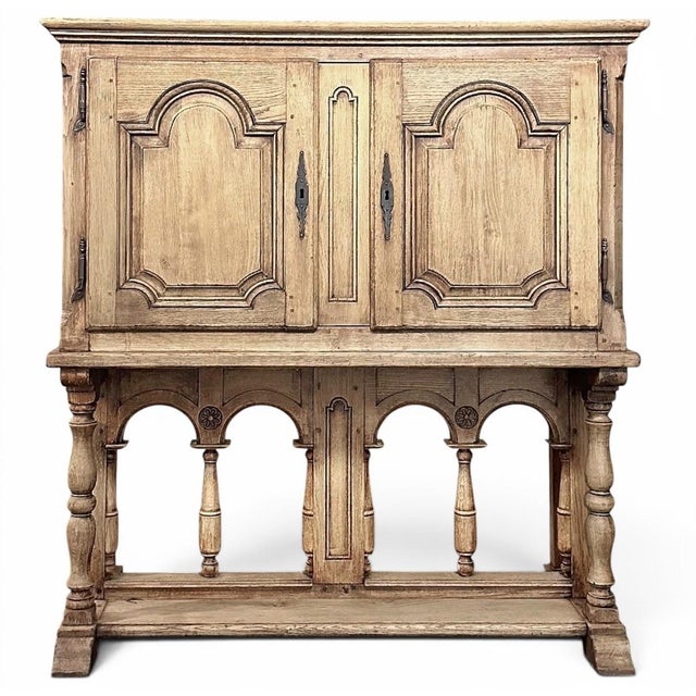 19th Century Rustic Country French Raised Cabinet For Sale - Image 15 of 15