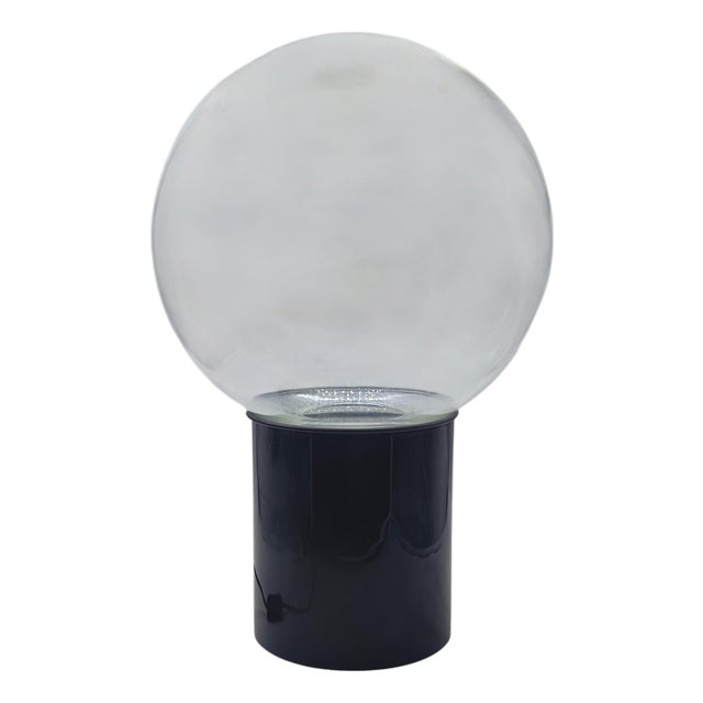 Space Age Glass Table Lamp from Lumenform, Italy, 1970s For Sale