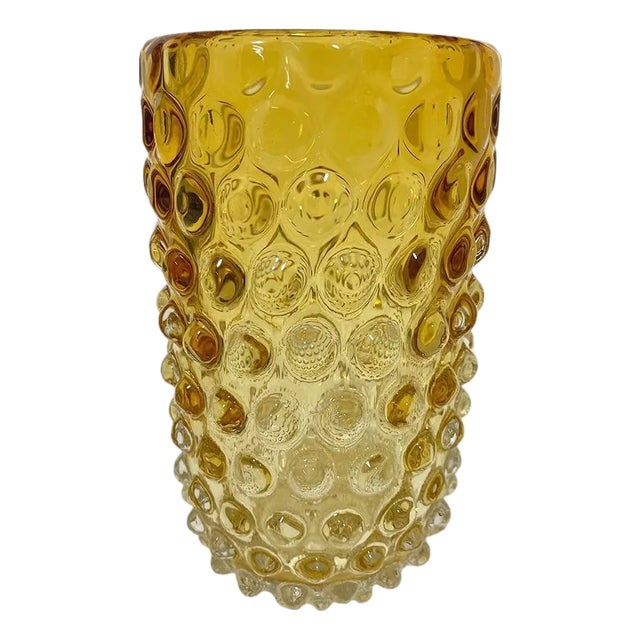 Murano Glass Vase by Barovier & Toso, Italy, 1950s For Sale