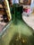 Glass Vintage Large Green Demijohn Bottle 27” For Sale - Image 7 of 9