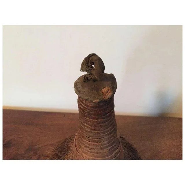 Wood Antique 19th Century Chinese Ceremonial Brush for Removing Burnt Incense From Altar Censer For Sale - Image 7 of 11