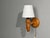 Scandinavian Mid-Century Modern, Wall Light or Sconce, Pine, Sweden, 1960s An interesting Scandinavian turned pine wall...