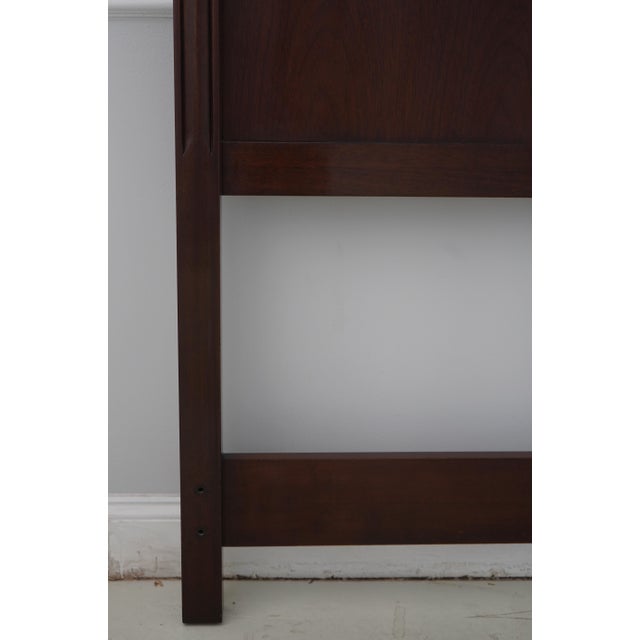 Traditional Henkel Harris Mahogany King Size Headboard For Sale - Image 3 of 11