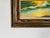 Wood 1980’s Vintage Sunset Ocean Landscape Oil on Canvas Painting – Unsigned For Sale - Image 7 of 11