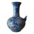 Asian Enamel Painted Ceramic Vase With Spout For Sale