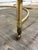 Mid 20th Century Vintage Hollywood Regency Brass Coffee Table With Beveled Glass Top For Sale - Image 5 of 13