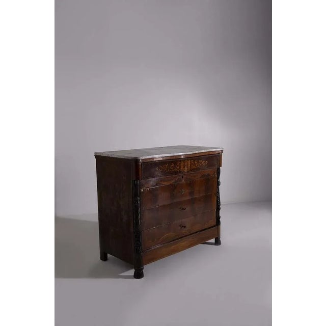 Italian Wooden Chest of Drawers, 1700s For Sale - Image 12 of 12